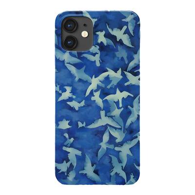 创意艺术复古蓝鸽手机壳