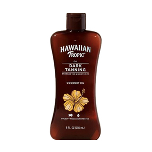 Hawaiian Tropic户外美黑助晒油SPF4防水防汗古铜色滋润清爽不油