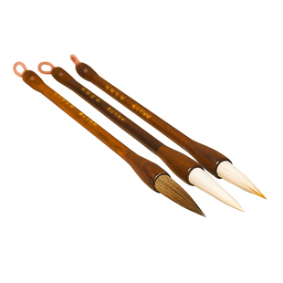 国家非遗传人 工艺美术大师佘征军制 正品提斗毛笔 高档大号对联斗笔 狼毫兼毫羊毫成人提斗 赋比兴宣笔