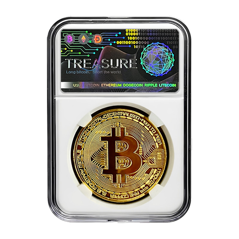 BTC比特B金币以太B虚拟币Bitcoin世界钱币硬币纪念币收藏创意礼物