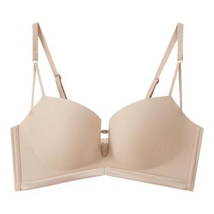 HR赫莲娜四角杯粉底液内衣深U小胸聚拢显大细肩带防下垂文胸罩女