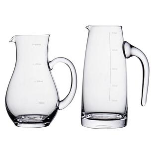 水晶玻璃分酒器白酒饭店商用家用装酒扎壶100毫升刻度醒酒器高端