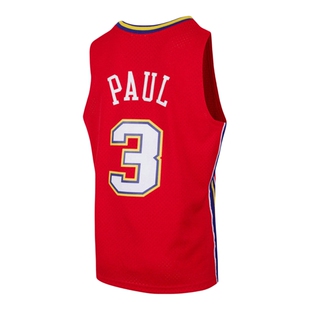 NBAMitchell&Ness官方黄蜂/保罗复古球衣06-07赛季SW球衣运动男
