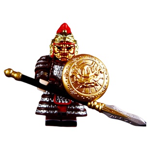 第三方王朝大唐戊戌人仔积木玄甲军益智陌刀队小玩具百守卫王牌军