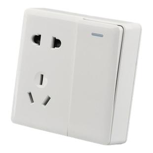 明装一开多控五孔插座 单开三控 三联 双刀双掷 中途开关双控三孔