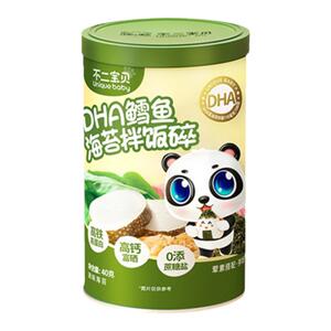 不二宝贝鳕鱼海苔碎拌饭儿童调味料添加无送宝宝婴儿童零辅食谱