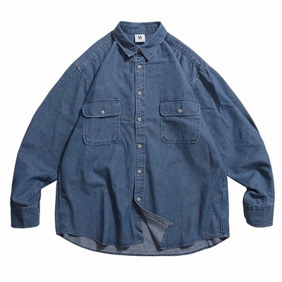 INKNOTS水洗复古牛仔衬衫