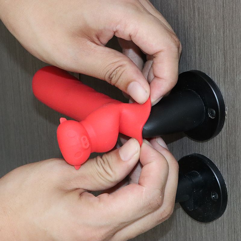 硅胶门把手保护套防撞垫房门窗户拉手门把手套加厚儿童门锁防碰套