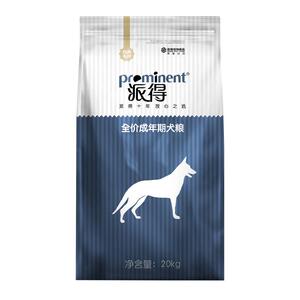 派得狗粮40斤中大型金毛萨摩20kg