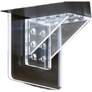 隔板托免打孔固定器层板托衣柜分层直角柜子卡扣固定托三角支撑架