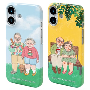 CARECASE X Bomsamuso联名 季节系列菲林手机壳 适用于苹果iPhone 17 16 15 14 Pro Max 艺术家插画 韩系情侣