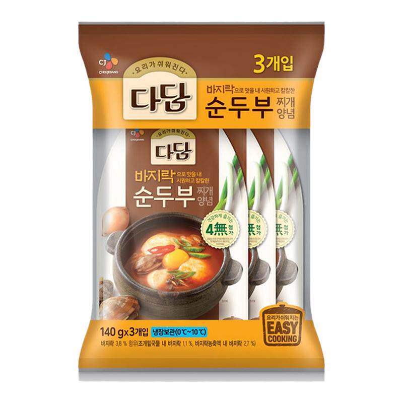 香辣海鲜豆腐大酱汤韩国进口调料