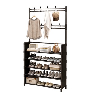 鞋架子家用门口简易多层2025新款爆款出租房用鞋柜入户鞋帽一体架