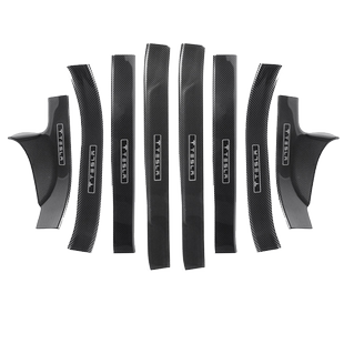 适用特斯拉modelY/YL/3焕新版门槛条迎宾踏板碳纤维防踢保护配件