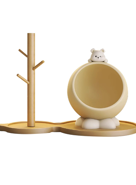 可爱小熊玄关收纳摆件