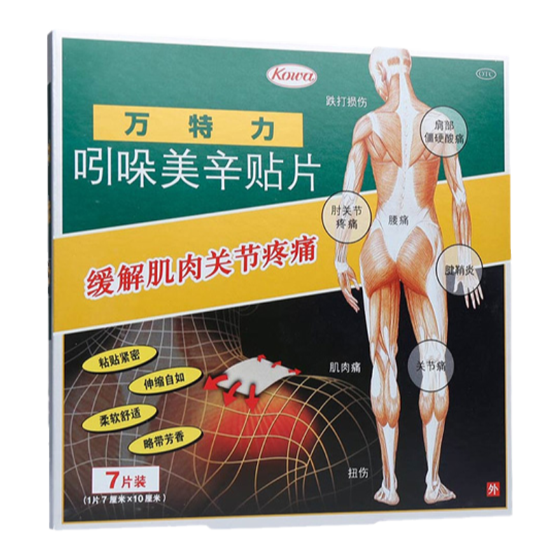 【万特力】吲哚美辛贴片7cm*10cm*7片/盒