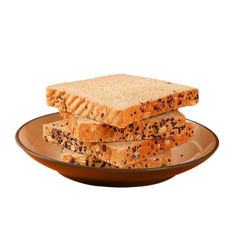 儿童面包全麦吐司即食健康营养早餐粗粮整箱零食品小吃辅食0蔗糖