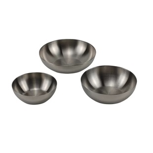 Chockmen 18/10不锈钢调味碟子家用蘸酱碟酱油碟番茄酱芥末碟醋碟