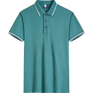 定制工装短袖T恤印字刺绣LOGO企业团购男女职业装polo衫diy工作服