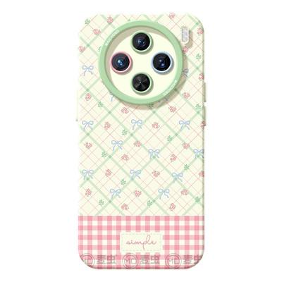 适用vivox300手机壳女款x100s保护套x80pro硅胶70全包防摔x60tpro磨砂50新款x200清新vivo碎花春日pro+软外壳