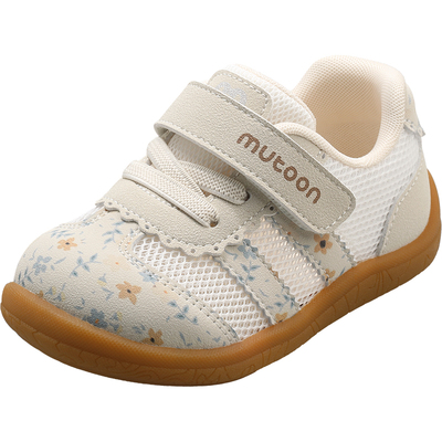 牧童童鞋女宝宝甜美碎花公主鞋子