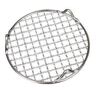 围炉煮茶圆形烤网不锈钢加厚电陶炉炭炉通用烤架烤肉烤茶网家用