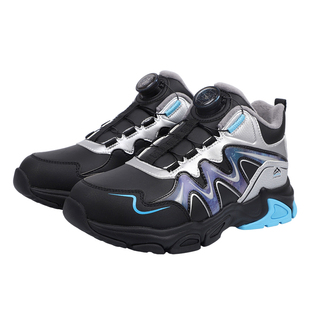 江博士童鞋加绒保暖冬款旋钮扣男女户外儿童运动鞋