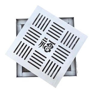 304不锈钢地漏庭院下水道地沟排水沟盖板装饰方形雨水篦子井盖