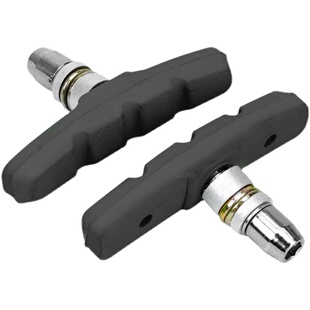 山地自行车V刹通用刹车皮折叠车无声橡胶闸皮 刹车胶块配件刹车块