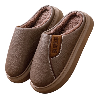 2025新款冬季棉拖鞋男款特大码