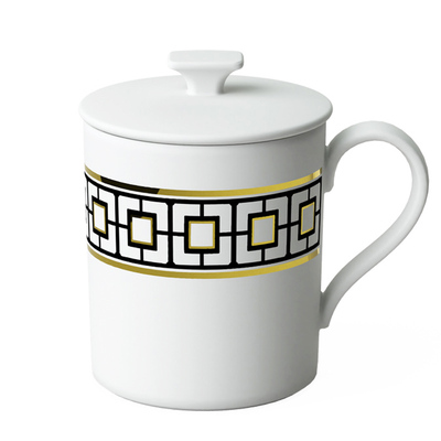 德国VilleroyBoch镀金骨瓷马克杯