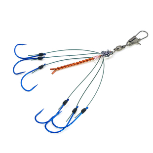 进口钓鱼钩定海神针爆炸钩飞钩鲢鳙草鲤鱼抛竿钩马蜂钩溪流海竿用