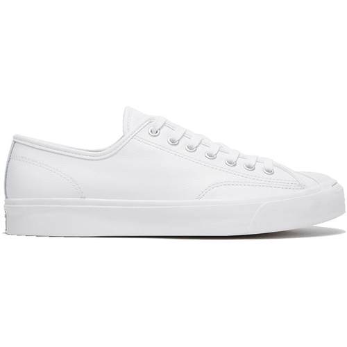 CONVERSE匡威官方 Jack Purcell开口笑男女低帮板鞋小白鞋164225C