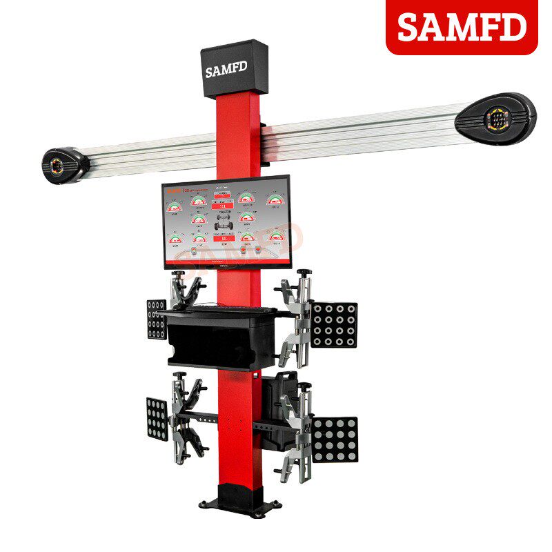 SAMFD四轮定位仪小车保养定位仪汽修轮胎定位机可搭配举升机