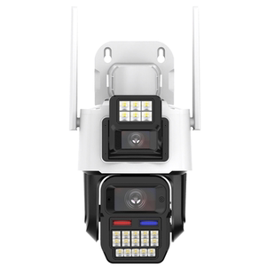 4G终身免费流量摄像头 室外防水无线黑光全彩夜视变焦摄影监控器