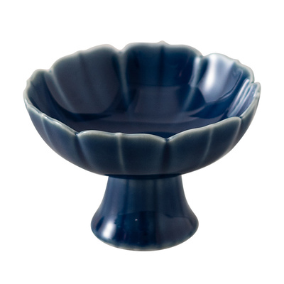 是茶点盘时南陶瓷迷你中式莲花