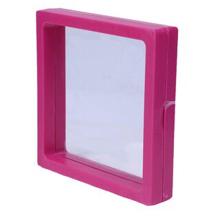 透明PE膜收纳盒 手串耳环饰品收纳防氧化防尘方形高级悬浮展示盒