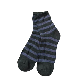 复古条纹毛巾底 弓掌加固中筒袜男女冬季加厚保暖舒适透气棉袜