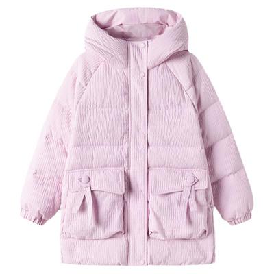 巴拉巴拉羽绒服女童甜美肌理外套