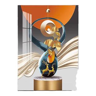 竖款电表箱装饰画2024新款遮挡电源开关配电箱电箱装饰挂画现代