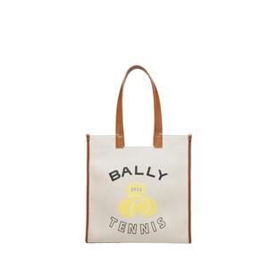 【尊享特惠】BALLY巴利26春夏TENNIS CAPSULE米色托特包6314432