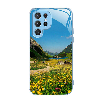 A56苹果17花SamsungS23+三星S25ultra手机壳21加S24fe风景22u男54玻璃53case55适用16plus女21超好看小众20外