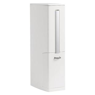 日本卫生间垃圾桶窄缝马桶刷一体厕所桶长方形超窄10cm小纸篓极窄