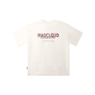 MAD官方 | 迈克罗德 重磅匹马棉夏季半袖短袖T恤男美式复古印花