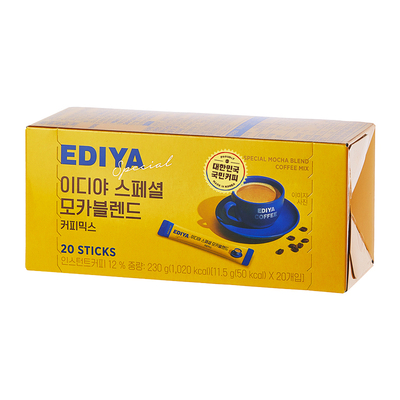 EDIYA韩国进口摩卡冻干速溶咖啡
