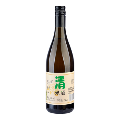 清酒糯米酒低度酒甜酒玻璃瓶装