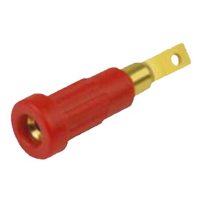 纯铜镀金嵌入式2mm接线柱QZ