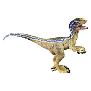 迅猛龙恐龙模型 小蓝 布鲁 食肉恐龙摆件玩具饰品
