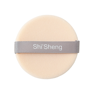 E大饼粉饼粉扑替换植绒定妆化妆专用蜜散粉扑绒面圆形canmake井田