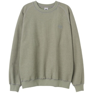 SCULPTOR林娜琏同款早秋面料翻转卫衣运动服上衣